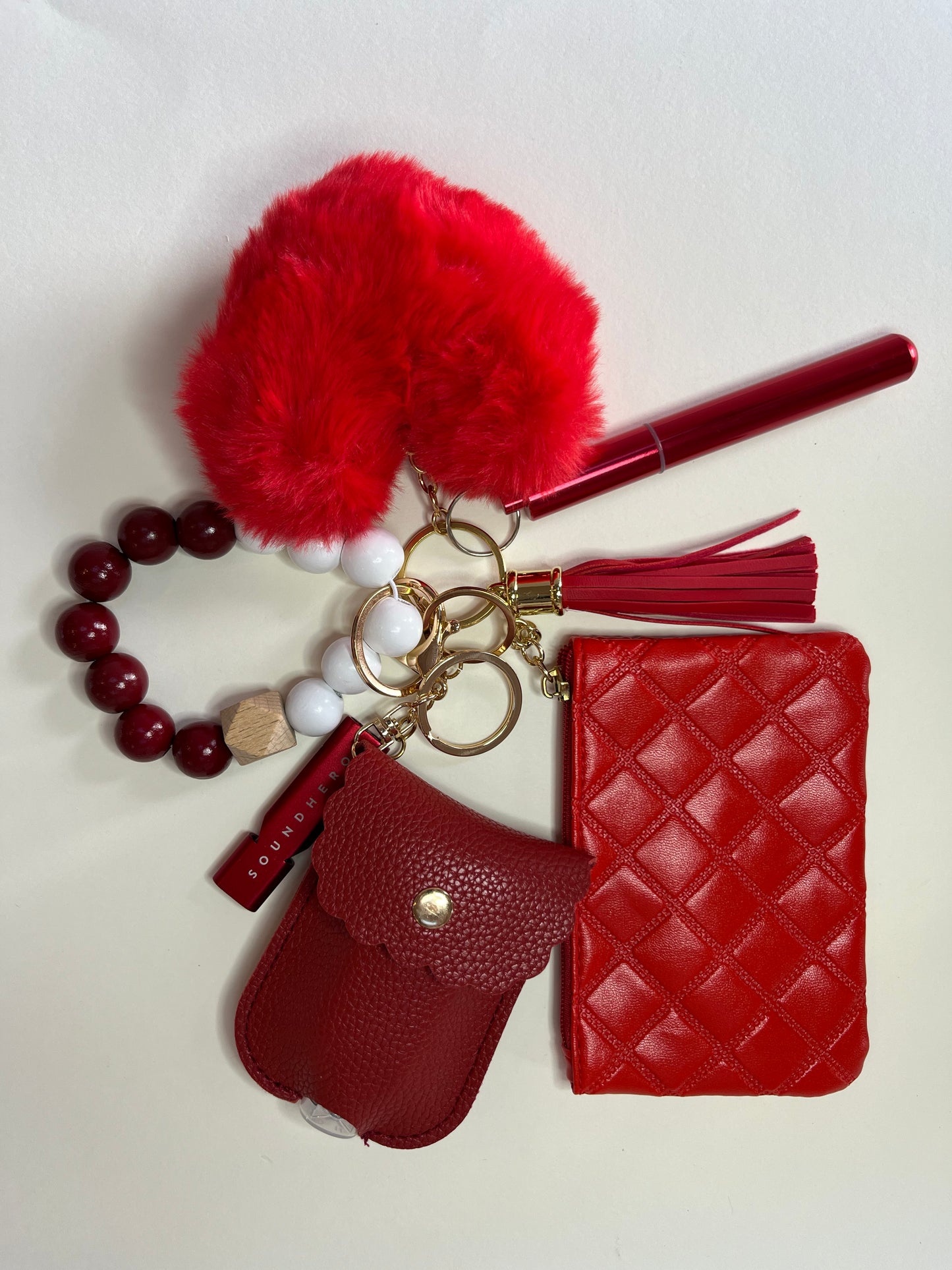 If loving you is RED (keychain and handbag charms)